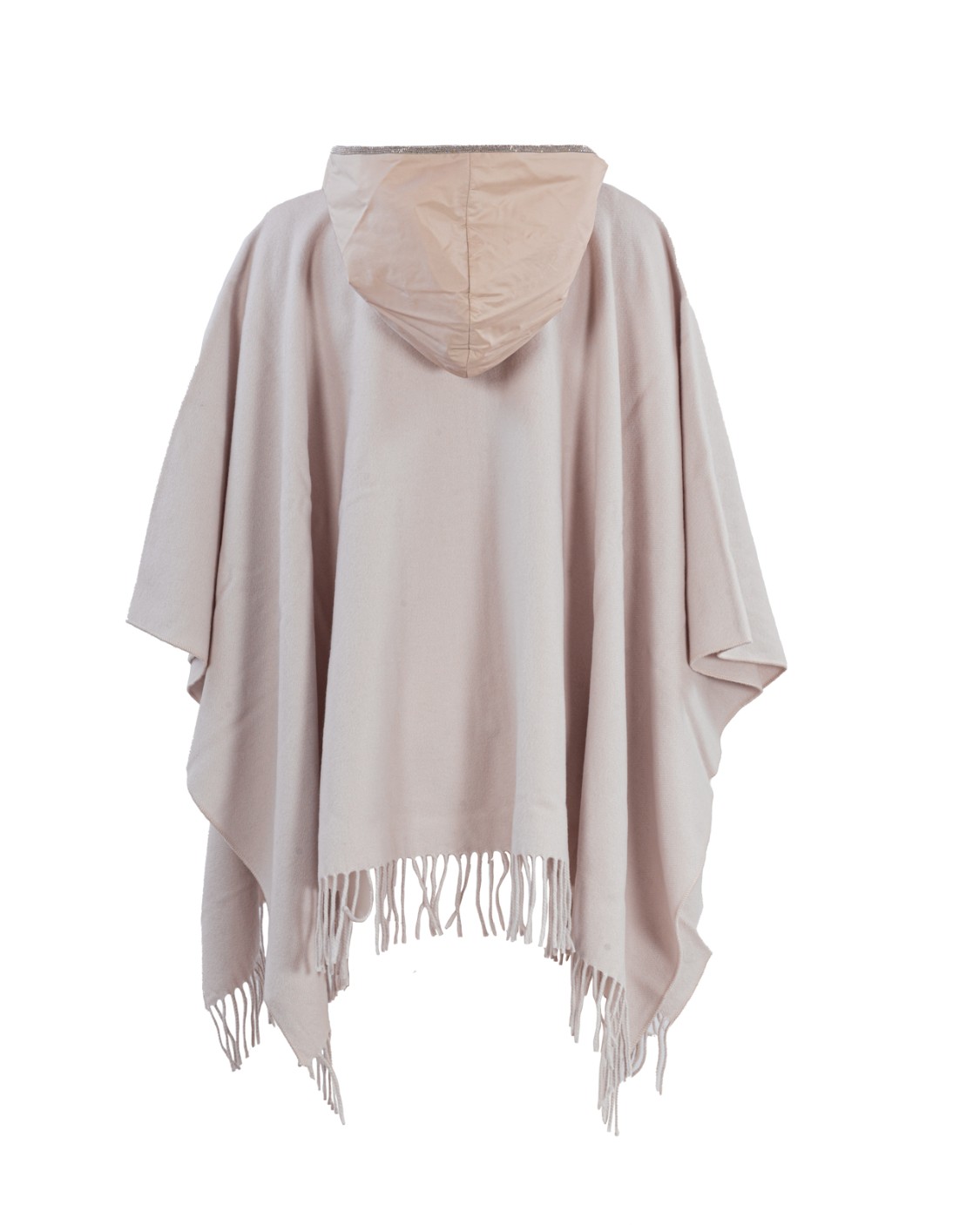 shop FABIANA FILIPPI  Cappa: Fabiana Filippi cappa con cappuccio.
Filato Platinum.
Cordoncino brillante.
Chiusura con zip.
Dettaglio frange.
Tessuto: 75% lana 15% seta 10% cashmere.
Fabbricato in Italia.. SAD213A714H903-VR1 number 1370624
